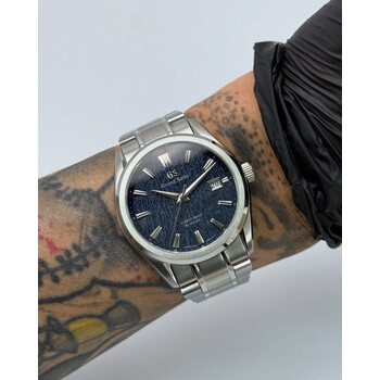Custom Seiko Mod • Premium GS Dark Blue Birch • 40mm